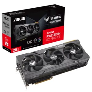 ASUS TUF Gaming Radeon™ RX 7900 XT OC Edition 20GB GDDR6 optimized inside and out for lower temps and durability