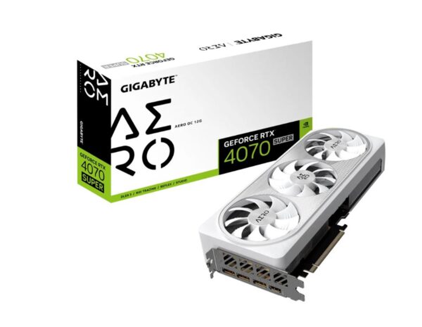 Gigabyte nVidia GeForce RTX 4070 Super AERO OC 12GD GDDR6X Video Card