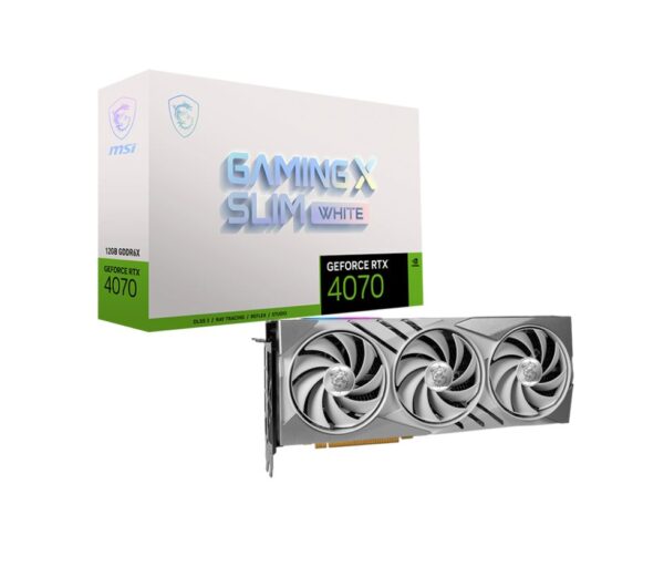 GeForce RTX™ 4070 GAMING X SLIM WHITE 12G