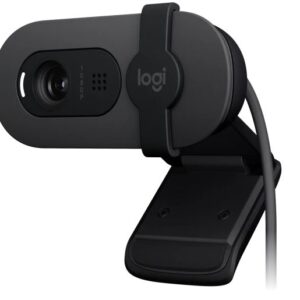 Logitech Brio 100 Full HD 1080p webcam with auto-light balance