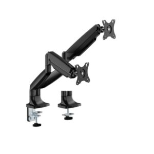 Brateck LDT82-C024E-BK DUAL SCREEN HEAVY-DUTY MECHANICAL SPRING MONITOR ARM For most 17"~35" Monitors