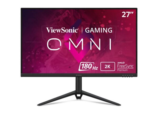 The ViewSonic OMNI™ VX2728J-2K is a 27” QHD IPS gaming monitor built for gaming and entertainment. Featuring a 180Hz refresh rate and AMD FreeSync Premium technology