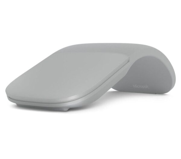 This Surface Arc Mouse has a curved design made to conform to your hand for ergonomic use