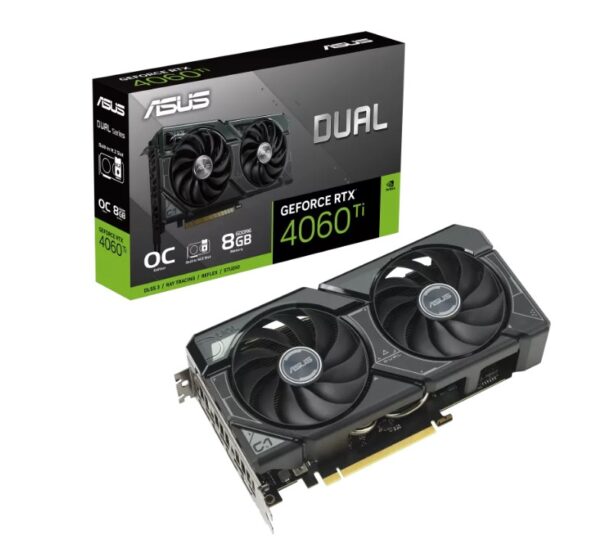 ASUS Dual GeForce RTX™ 4060 Ti SSD OC Edition 8GB GDDR6 is designed for broad compatibility