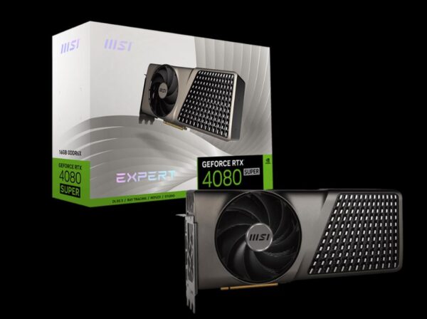 MSI GeForce RTX 4080 SUPER 16G EXPERT GAMING  Video Card  2610MHz Boost Clock