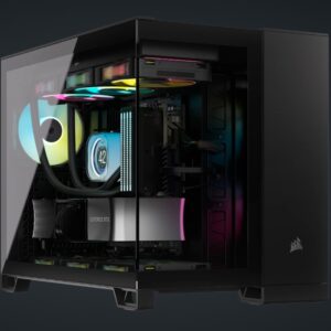 2500X Mid-Tower Dual Chamber PC Case - Black