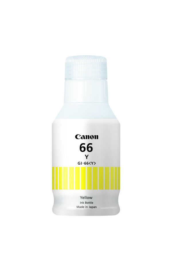 CANON GI-66 YELLOW INK BOTTLE FOR GX6060 / GX7060 - 14K PAGE YIELD