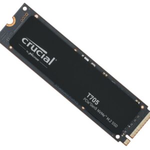 Crucial T705 4TB Gen5 NVMe SSD - 14100/12600 MB/s R/W 2400TBW 1500K IOPs 1.5M hrs MTTF with DirectStorage for Intel 14th Gen  AMD Ryzen 7000