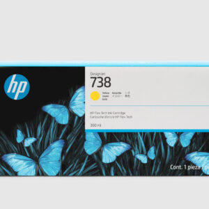 HP 738 300-ml Yellow DesignJet Ink Cartridge
