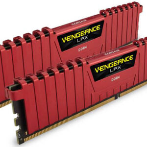 Corsair 16GB (2x8GB) DDR4 3000MHz Vengeance LPX Red