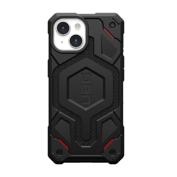 UAG Monarch Pro Kevlar MagSafe Apple iPhone 15 (6.1") Case - Kevlar Black (114219113940)