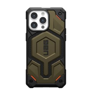 UAG Monarch Pro Kevlar MagSafe Apple iPhone 15 Pro Max (6.7") Case - Kevlar Element Green (11422211397B)