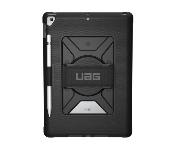 UAG Metropolis Apple iPad (10.2") (9th/8th/7th Gen) with Handstrap Case - Black (12191LB14040)