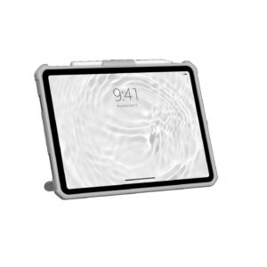 UAG Scout Healthcare Apple iPad Mini (8.3") ( 6th Gen ) With KickStand And HandStrap Case - White/Grey (124013BH4130)
