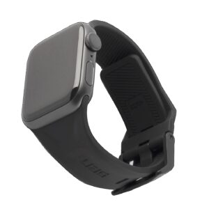 UAG Scout Silicone Watch Strap for Apple Watch (45/44/42mm) - Black (191488114040)