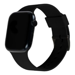 UAG [U] Dot Silicone Watch Strap for Apple Watch (45/44/42mm) - Black (194005314040)