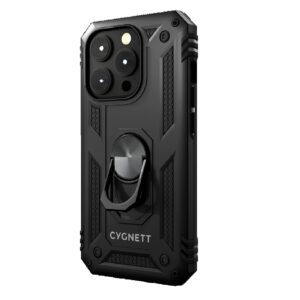 Cygnett Apple iPhone 15 Pro (6.1") Rugged Case - Black (CY4634CPSPC)