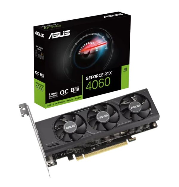 ASUS GeForce RTX™ 4060 LP BRK OC Edition 8GB GDDR6 is big productivity in a small package