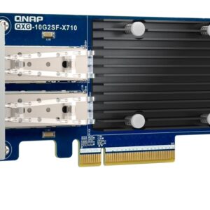 QNA PQXG-10G2SF-X710 Dual-port SFP+ 10GbE network expansion card; low-profile form factor; PCIe Gen3 x8