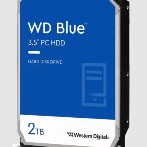 Western Digital WD20EARZ WD Blue PC 2TB Desktop Hard Drive 3.5-inch