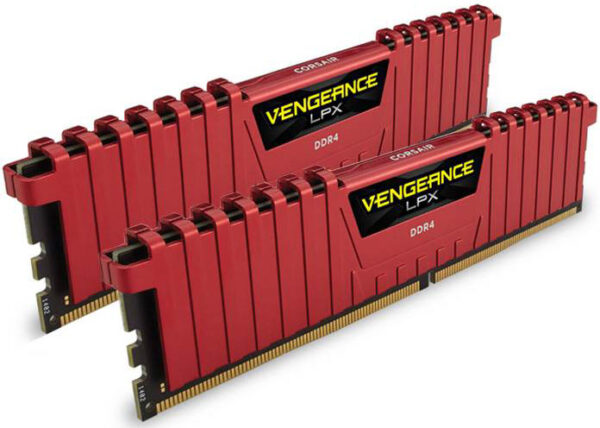 Corsair 32GB (2x16GB) DDR4 2666MHz Vengeance LPX Red