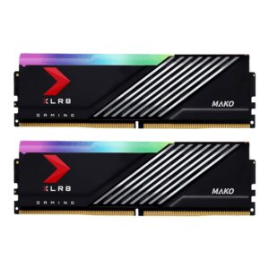 PNY XLR8 Gaming MAKO 32GB DDR5 ( 2 X 16GB ) 6000Mhz RGB CL36 1.3V Desktop Memory Kit