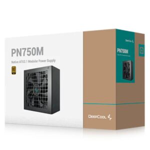 The DeepCool PN750M is a new power supply that meets the latest Intel ATX 3.1 and PCIe 5.1 standard. With a dedicated 12V-2x6