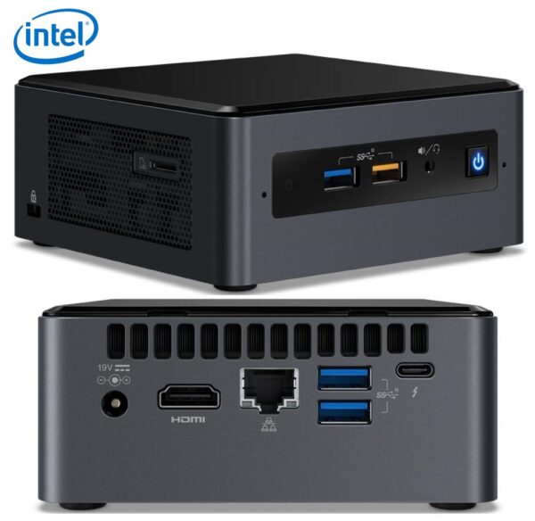 Intel NUC mini PC i5-7260U 3.4GHz 2xDDR4 SODIMM 2.5" HDD M.2 SATA/PCIe SSD HDMI USB-C