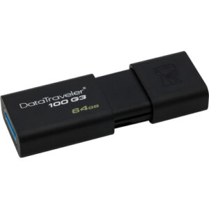 Kingston’s DataTraveler® 100 G3 (DT100G3) USB Flash drive is compliant with next-generation USB 3.0 specifications to take advantage of technology in newer notebooks