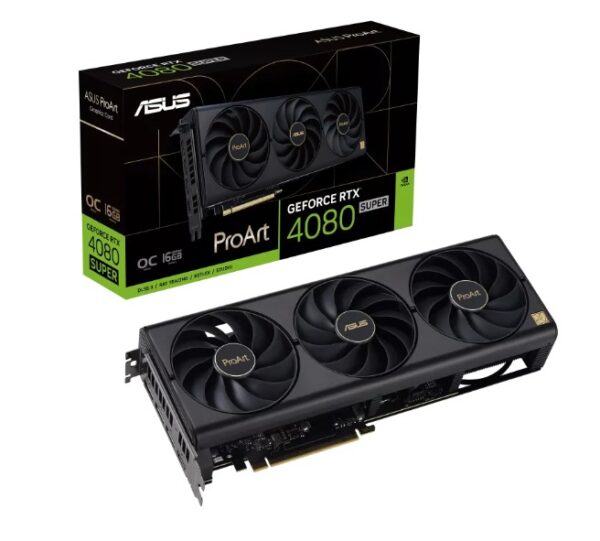 ProArt GeForce RTX™ 4080 SUPER OC Edition 16GB GDDR6X brings elegant and minimalist style to empower creator PC builds with full-scale GeForce RTX™ 40 SUPER Series performance.