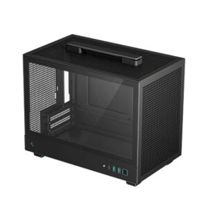 The CH160 is an ultra-portable mini-ITX case that has all the hallmarks of a high-airflow DeepCool case but in a small footprint. The internal layout provides a lot of flexibility for drives and PSU options.