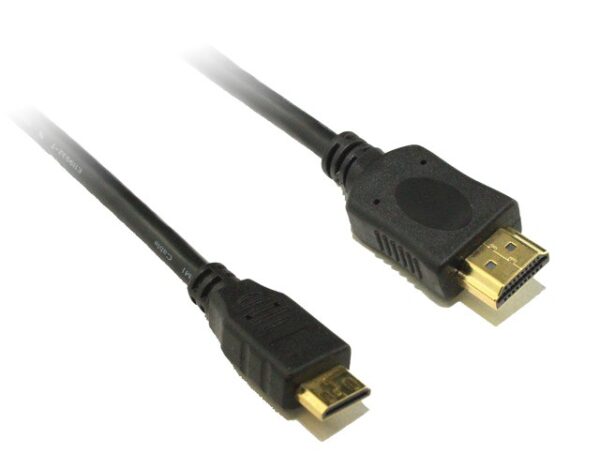 Mini HDMI to High Speed HDMI Cable Male-Male 2m