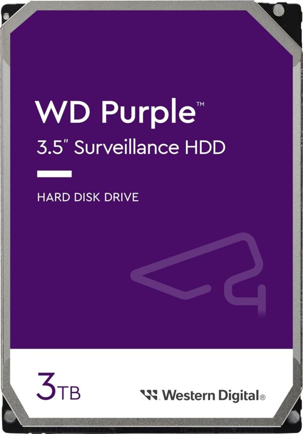 WD Purple Surveillance 3TB Hard Drive WD33PURZ