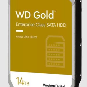 WD WD142KRYZ 14TB Gold 3.5" SATA 6Gb/s 512e Enterprise Hard Drive  - Interface: SATA 6Gb/s - 512e - Performance Class: 7200 RPM - Cache: 256MB - Data Transfer Rate: 262MB/s - 5 Years Limited Warranty