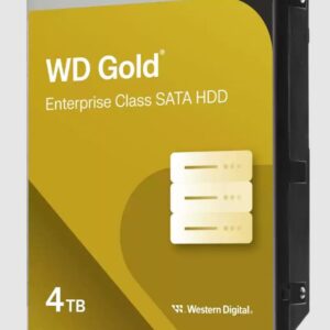 Western Digital Gold 4TB 3.5" Enterprise Class SATA HDD 7200 RPM Cache Size  256MB 5-Year Limited Warranty