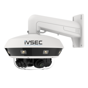 IVSEC DOME IP CAMERAS 32MP USING 4-DIRECTIONAL 8MP MULTISENSOR 25FPS IP66 IR