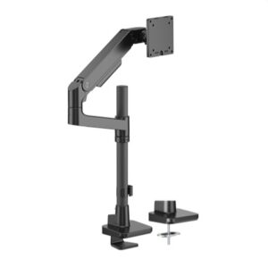 Brateck LDT81-C012P-B NOTEWORTHY POLE-MOUNTED HEAVY-DUTY GAS SPRING MONITOR ARM For most 17"~49" Monitors