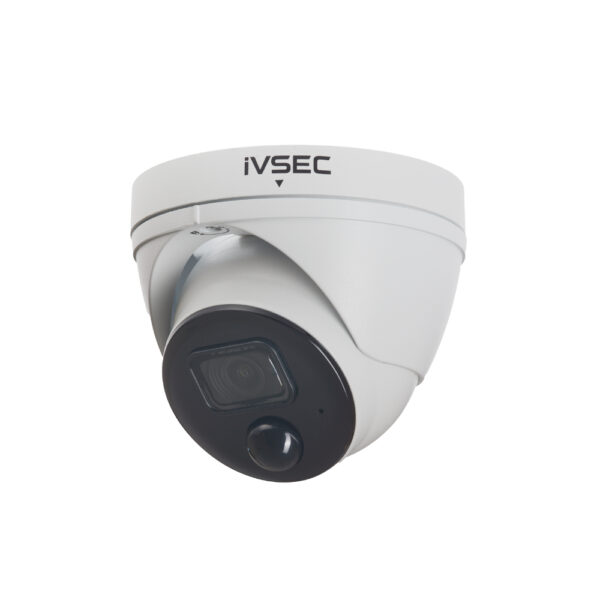 IVSEC TURRET IP CAMERA 8MP 3.6MM FIXED LENS 20FPS POE IP66 30M IR IVS