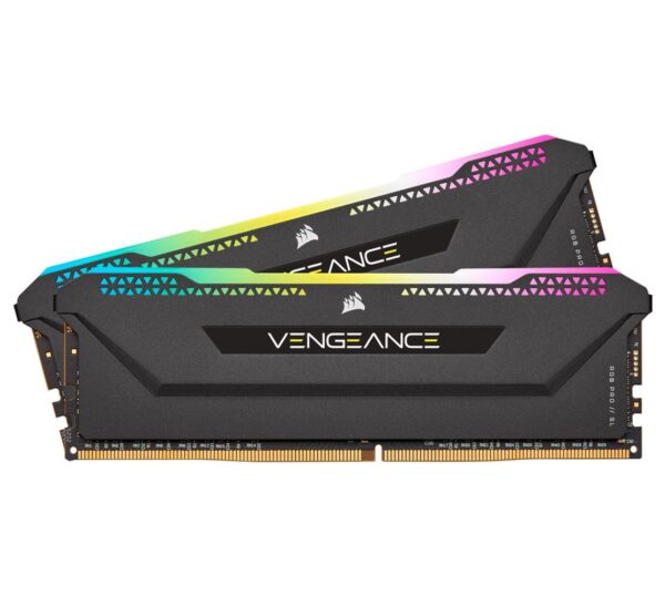 Corsair Vengeance RGB PRO SL 16GB (2x8GB) DDR4 3600Mhz C18  Black Heatspreader for AMD Desktop Gaming Memory