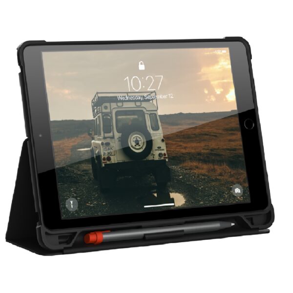 UAG Plyo Apple iPad (10.2") (9th/8th/7th Gen) Folio Case - Black/Ice (121912174043)