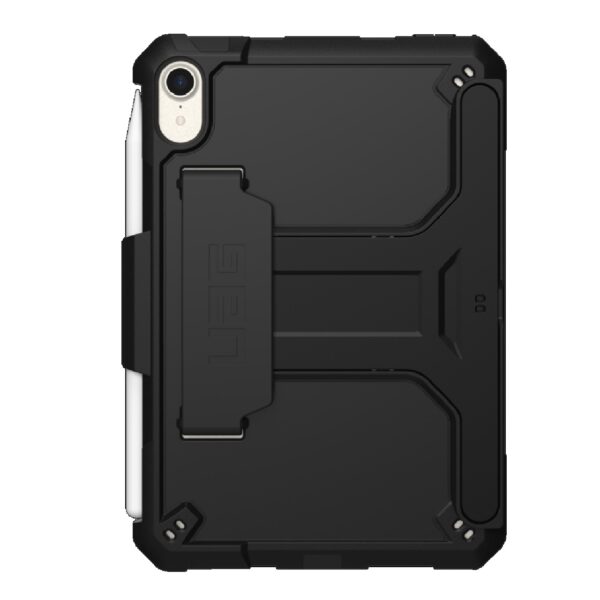 UAG Scout Apple iPad Mini (8.3") (6th Gen) with Kickstand  Handstrap Case - Black (124014114040)