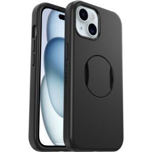 OtterBox OtterGrip Symmetry MagSafe Apple iPhone 15 /iPhone 14 /iPhone 13 (6.1") Case Black - (77-93189)