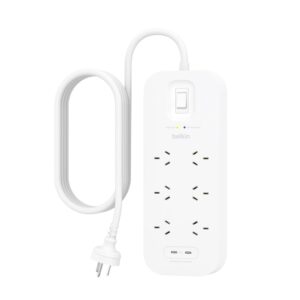 Belkin 6-Outlet Surge Protection Strip with Dual USB-C charging ports - (SRB006AU2M)
