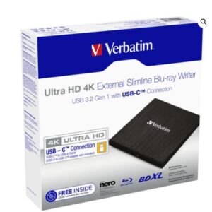 Verbatim 43888 Optical Disc Drive Black Blu-ray DVD Combo - Optical Disc Drive (Black