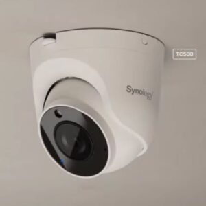 Synology TC500 turret IP cameras Versatile AI camera for securing any location