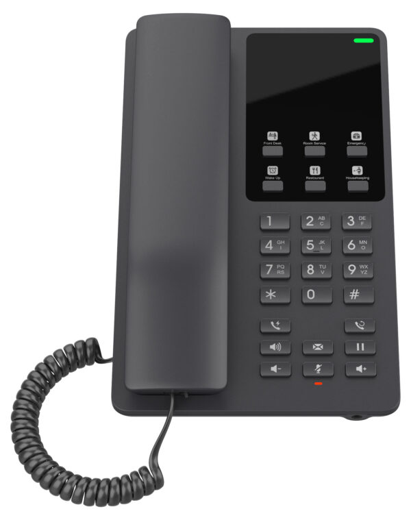 DESKTOP HOTEL PHONE W/ BUILT-IN WIFI - BLACK