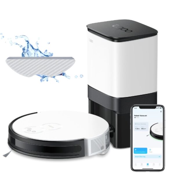 Robot Vacuum  Mop + Smart Auto-Empty Dock