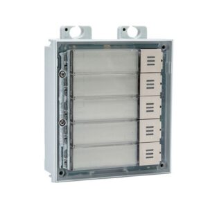 IP VERSO MODULE WITH 5 MECHANICAL QUICK DIAL BUTTONS WHITE LEDS