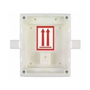 IP VERSO FLUSH MOUNT BOX FOR INSTALLATION IN WALL 1 MODULE 108 X 136 X 45MM