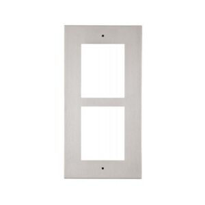 IP VERSO FLUSH MOUNT FRAME FOR INSTALLATION IN WALL 2 MODULES NICKEL 130 X 257 X 5MM